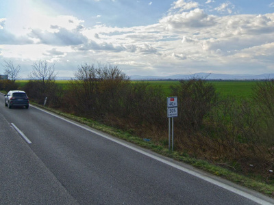 Štyridsiaty kilometer D1 v smere do Trnavy (ilustračné foto) | Zdroj: Google Street View