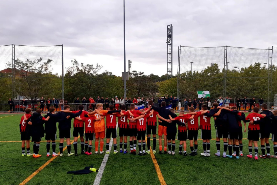 Mladí Spartakovci pred zápasom | Zdroj: Spartak Trnava