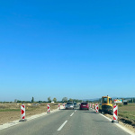 Stavebné práce za Drahovcami v smere na Piešťany. | Foto: red.