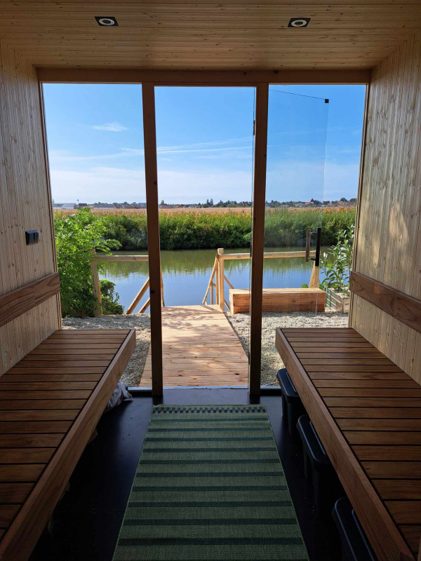 Sauna je už otvorená. Prevádzkuje ju súkromná spoločnosť. | Foto: Ladislav Beňo