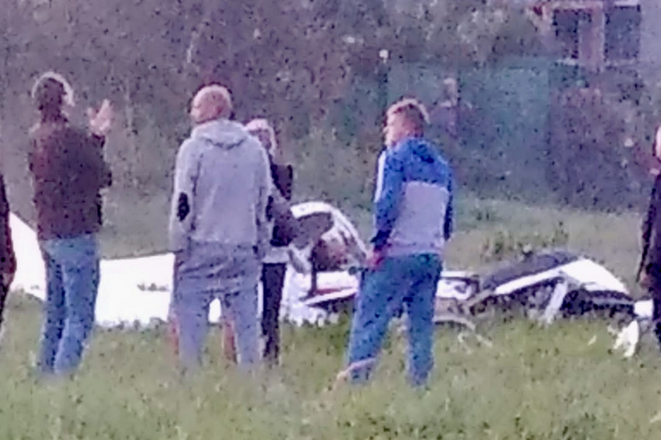 Letecká nehoda na Záhorí. | Foto: Natália Poláková, Zahori.sk