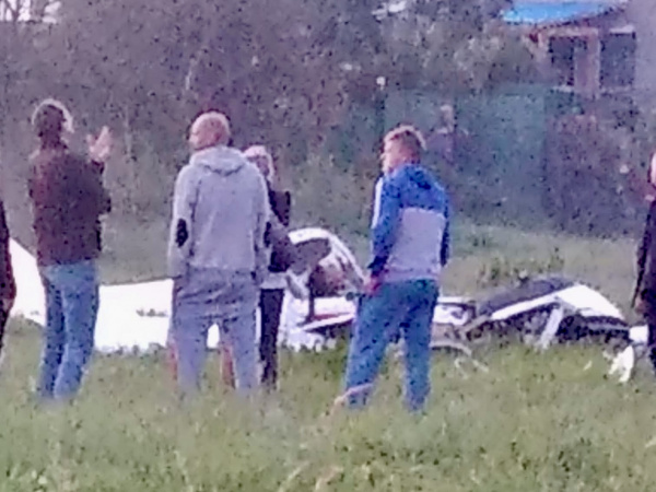 Letecká nehoda na Záhorí. | Foto: Natália Poláková, Zahori.sk