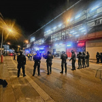 Policajti dávali pozor pred zápasom aj počas neho | Zdroj: Polícia SR - Trnavský kraj