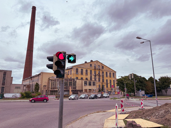 Križovatka ulíc Hospodárska - Šrobárova- T. Vansovej - Trstínska cesta v Trnave. | Foto: Pavol Holý, Trnavské rádio