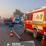 Zrážka na diaľnici D2 | Zdroj: Polícia SR - Bratislavský kraj