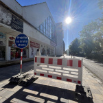 Dočasne uzavretá Paulínska ulica | Zdroj: Alexandra Štofírová