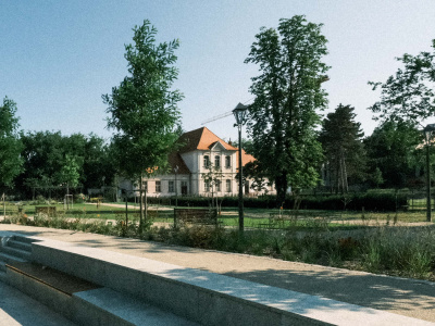 Emmerova vila v súčasnosti v centre obnoveného Ružového parku. | Foto: Pavol Holý, Trnavské rádio