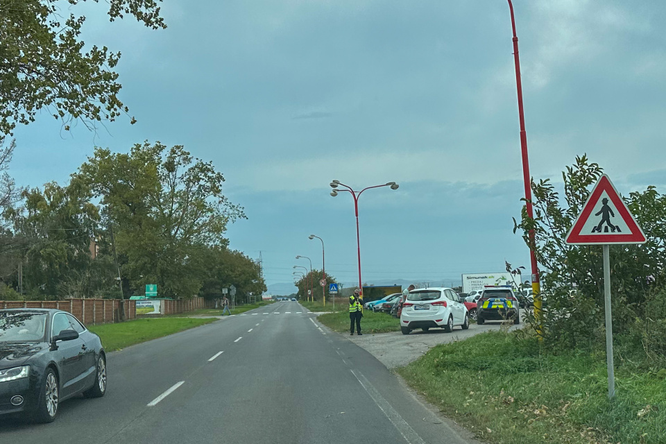 Hliadka v smere na Ružindol. | Zdroj: Dopravný servis Trnavského rádia