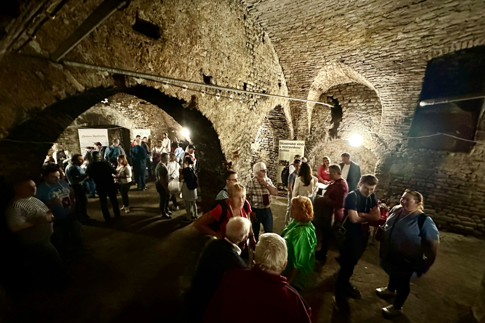 Na snímke pivnica pod Štátnym archívom v Trnave. | Foto: Pavol Holý
