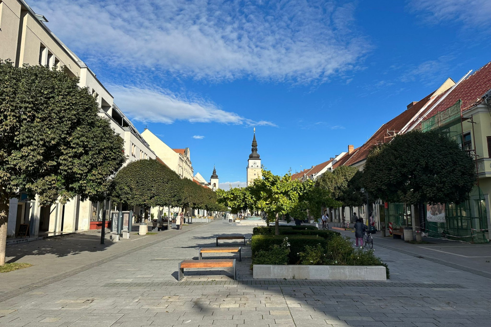 Pešia zóna je už bez heštegu | Zdroj: Pavol Holý, Trnavské rádio