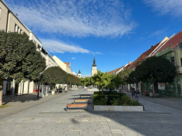 Pešia zóna je už bez heštegu | Zdroj: Pavol Holý, Trnavské rádio