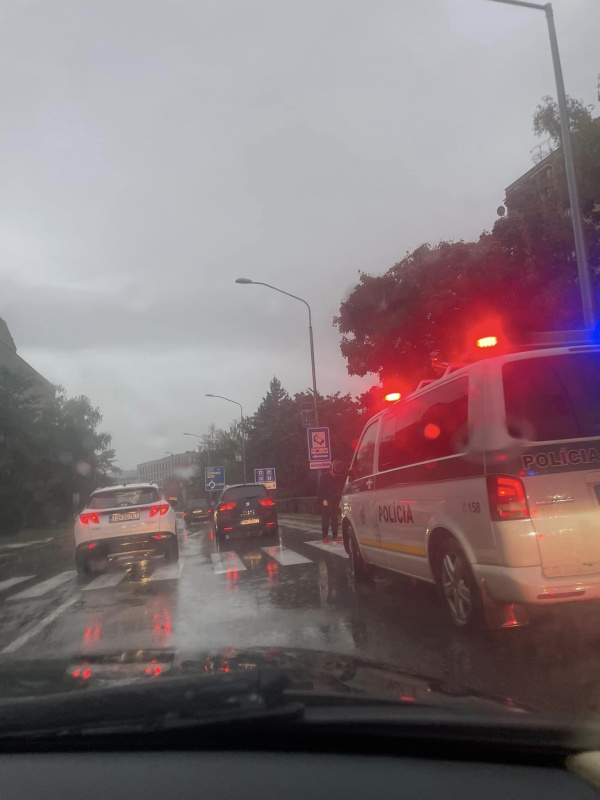 Miesto nehody | Foto: Zuzana B, Fb Dopravný servis - okres Piešťany a okolie