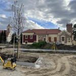 Park pri Sokolovni naberá kontúry | Zdroj: Mesto Senica