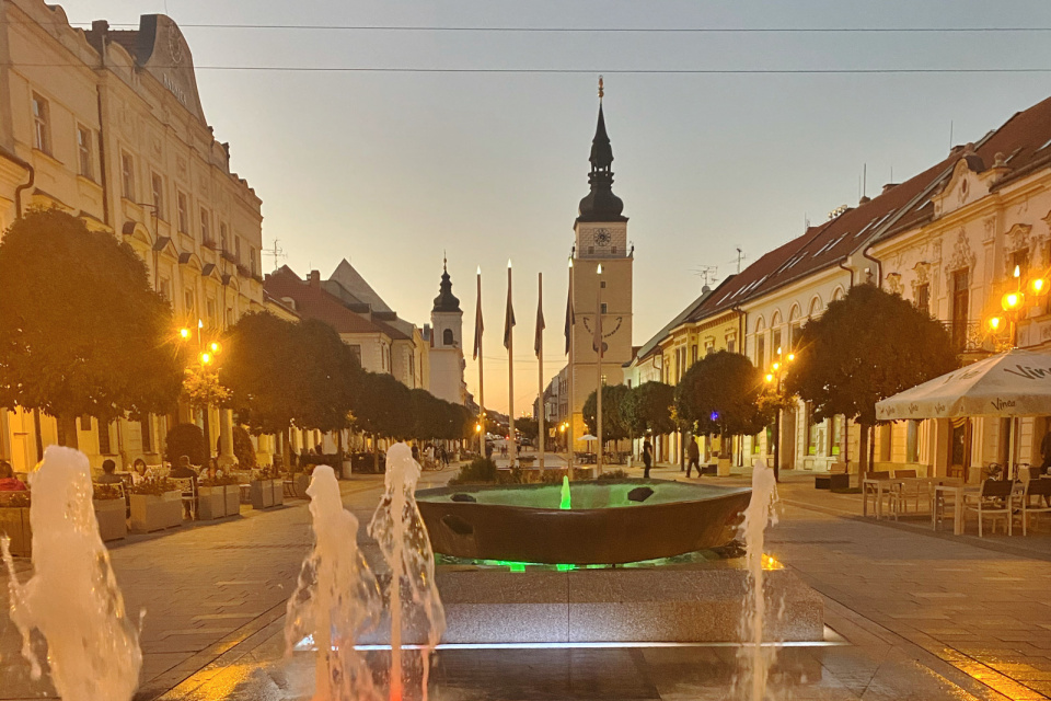 Kráľovská fontána na pešej zóne v Trnave. | Foto: Pavol Holý, Trnavské rádio