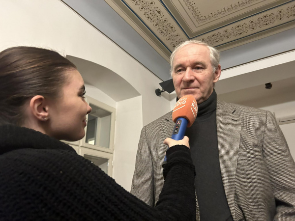 Róbert Bezák počas rozhovoru pre Trnavské rádio | Zdroj: Karin Talajková, Trnavské rádio