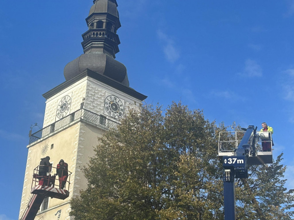 Práce na Trojičnom námestí | Zdroj: Karin Talajková, Trnavské rádio