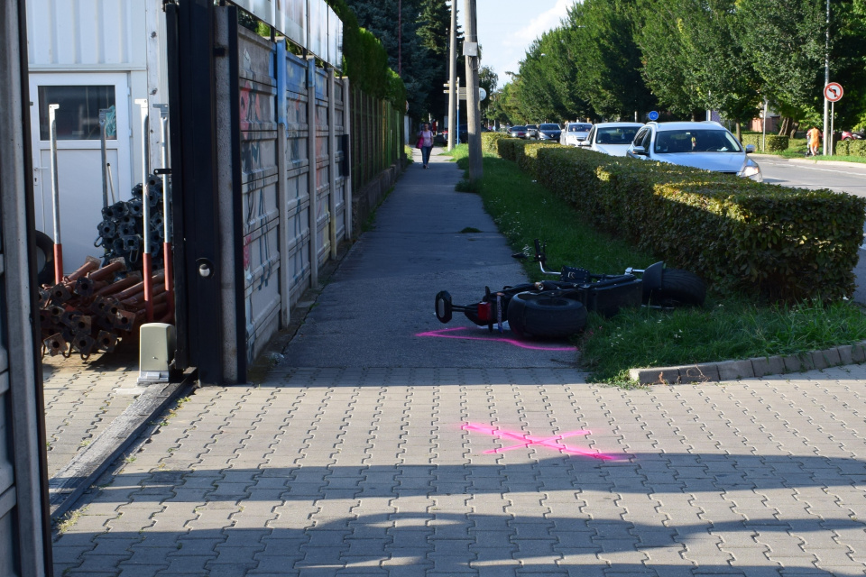 K nehode došlo na chodníku. l Foto: Polícia Trnavský kraj