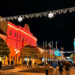 Trnavská radnica nasvietená na oranžovo. | Foto: dv, red.