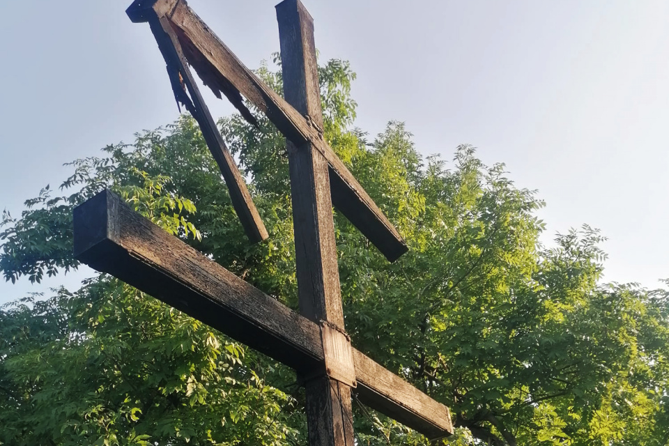 Stav kríža po 30 rokoch | Zdroj: Rastislav Mráz