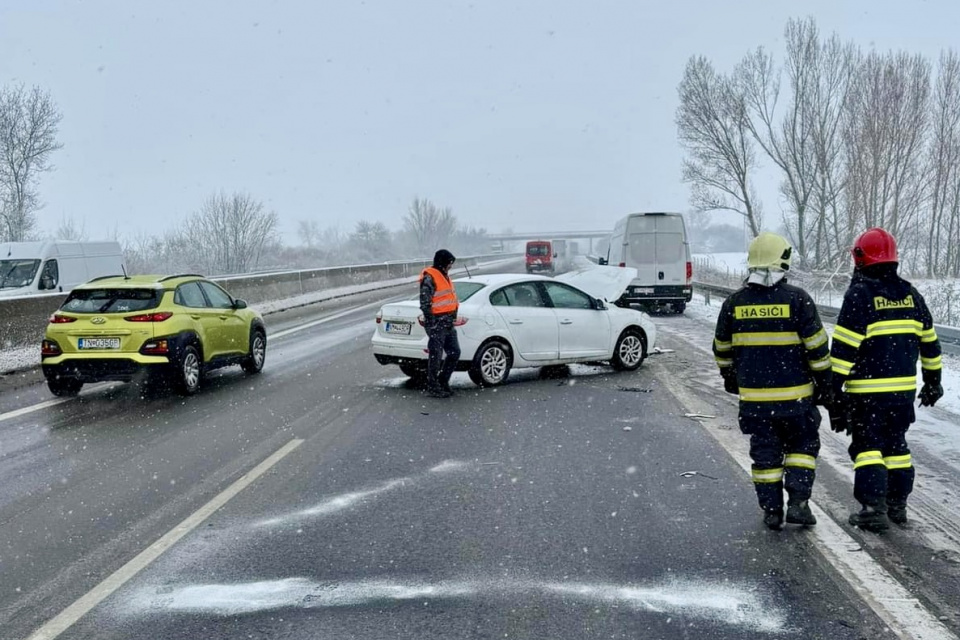 D1 v smere z Hlohivca do Trnavy. | Foto: Tomáš Ďuriš
