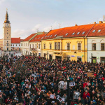 Protesty Trnava za slušné Slovensko v roku 2018 (ilustračná snímka). | Zdroj: Trnava za slušné Slovensko