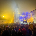 Protestné zhromaždenie v Trnave. | Foto: Pavol Holý, Trnavské rádio