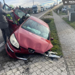 Auto skončilo v priekope | Zdroj: KRPZTT