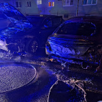 Požiar áut | Zdroj: Krajské riaditeľstvo HaZZ v Trnave