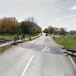 Železničné priecestie na Vansovej | Zdroj: Google street view