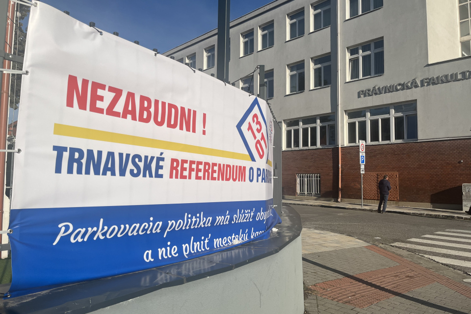 Hlasovať sa dá do 22.00 hod. | Foto: Alexandra Štofirová, Trnavské rádio
