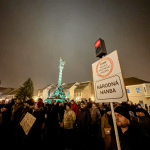Protesty v Trnave. | Foto: red., Trnavské rádio