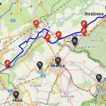 Mapa cyklotrasy | Zdroj: cyklookruhy.cz
