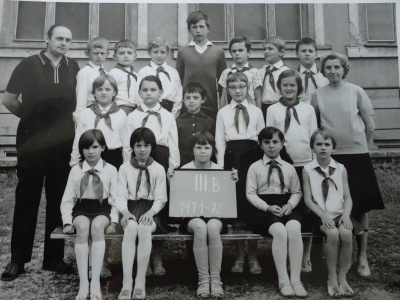 Stará školský fotka z roku 1972 - II. ZŠ 