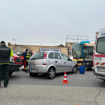 Nehoda osobného auta s autobusom | Foto: Kamila Pánisová, red.