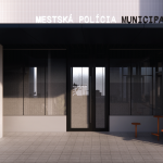 Vizualizácia nového vstupu do klientského centra polície | Zdroj: Mesto Trnava