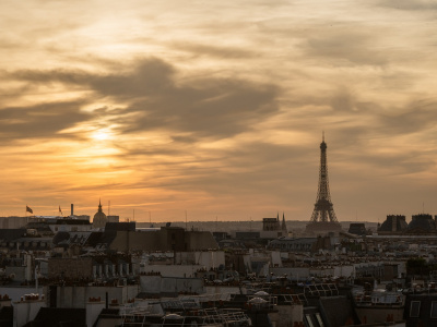 Západ slnka nad Parížom |  Zdroj ilustr. foto: pixabay.com