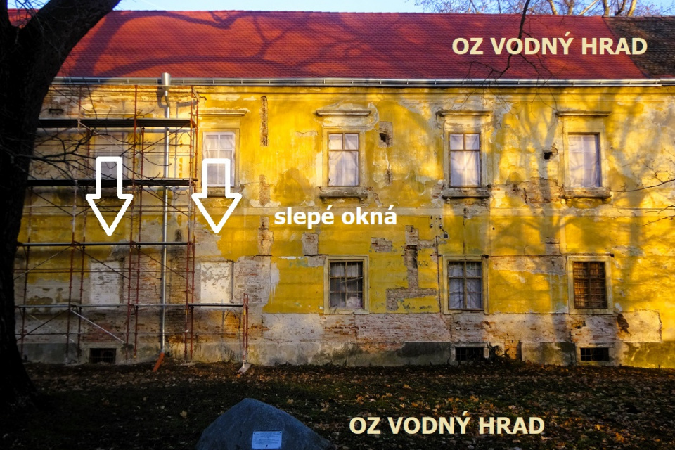 Okná kaštieľa | Zdroj: OZ Vodný hrad