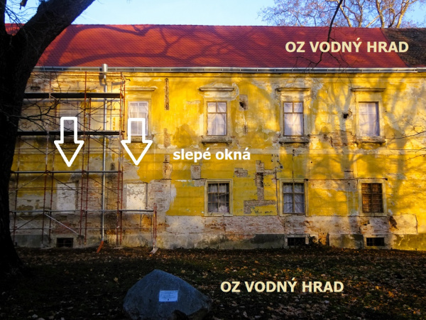 Okná kaštieľa | Zdroj: OZ Vodný hrad
