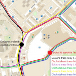 Mapa obchádzok | Zdroj: Mesto Trnava