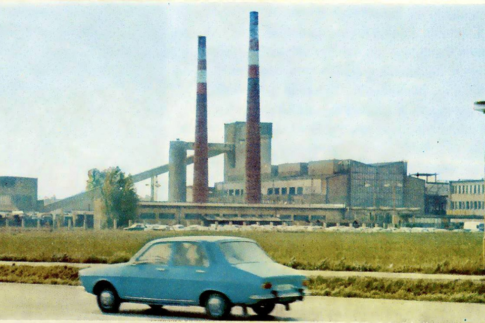 Skloplast, cesta smerom na Hrnčiarovce v 70. rokoch | Zdroj: Fotky stará Trnava, Tomáš Valanec