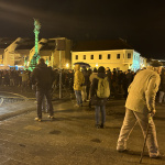 Protest v Trnave | Zdroj: Karin Talajková, Trnavské rádio