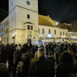 Protest v Trnave | Zdroj: Peter Rybár, Trnavské rádio