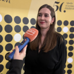 Lucia Mihálová počas rozhovoru s Trnavským rádiom | Zdroj: Nikol Kaňuková, Trnavské rádio