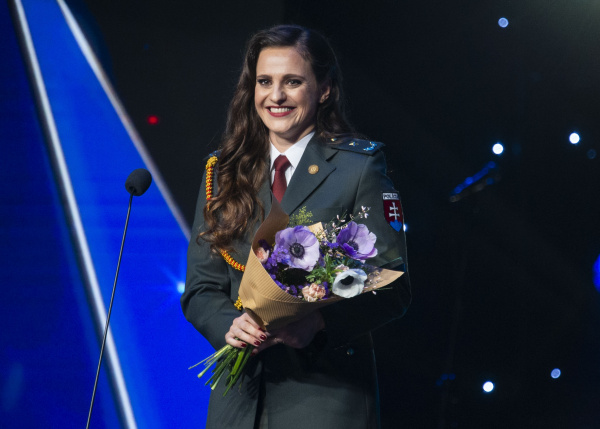 Na snímke športová strelkyňa Danka Barteková získala 1. miesto v kategórii najlepší jednotlivec. | Foto: Jakub Kotian, TASR