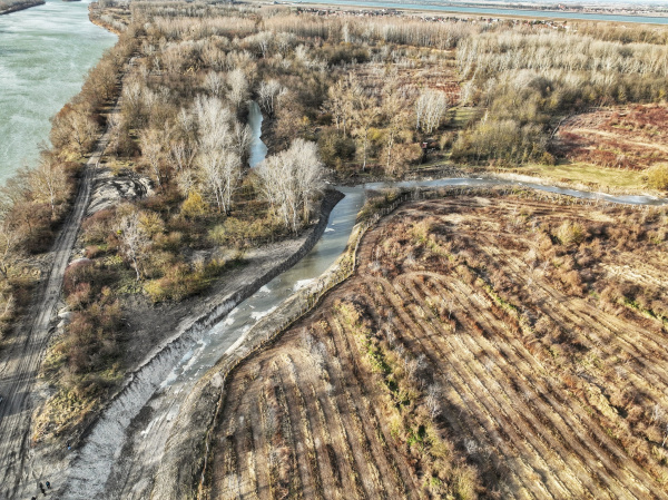 Voda prúdiaca obnoveným psekom ramena | Foto: BROZ- ochranárske združenie