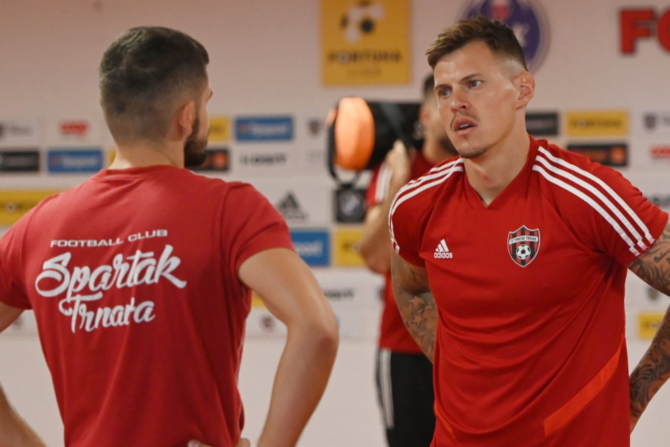 Tréningu sa zúčastnil aj Martin Škrtel. l Foto: Lukáš Grinaj