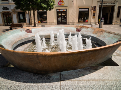 Aktuálny stav fontány je nevyhovujúci | Zdroj: Mesto Trnava