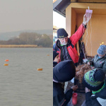 S hniezdami pomohli rybárom deti. | Foto: Marcel Janíček, MsO SRZ Trnava, fb