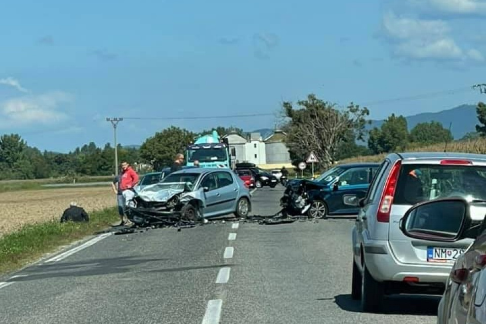 Nehoda medzi Drahovcami a Piešťanmi | Zdroj: FB Brajen Michalak