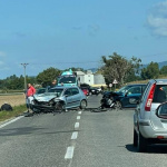 Nehoda medzi Drahovcami a Piešťanmi | Zdroj: FB Brajen Michalak